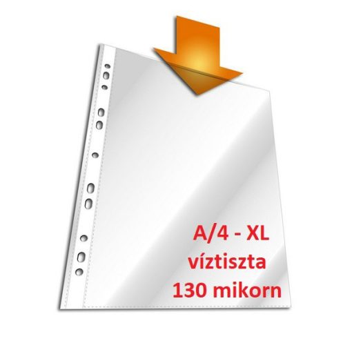Genotherm lefűzhető PETIT XL( 220x300mm) A/4 víztiszta 130 mikron 50db/csomag