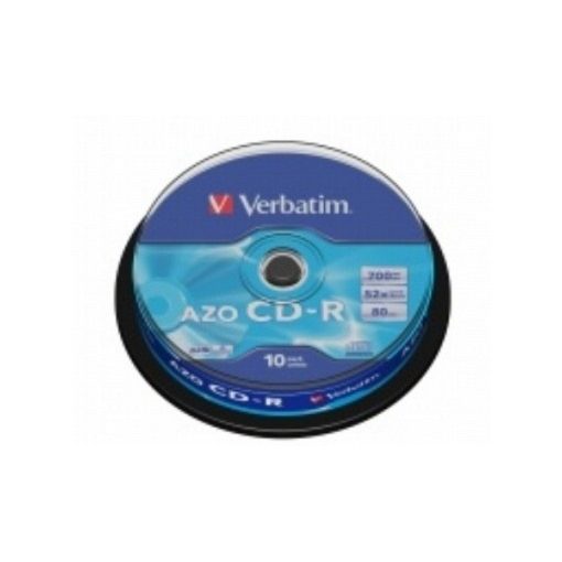 CD írható VERBATIM 700MB, 80min, 52x, 10db hengeren